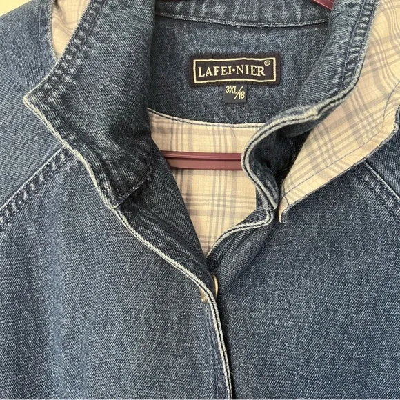 Long denim jacket - Picture 10 of 10